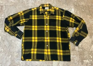 VTG Lochlana Hathaway Cotton/Wool Flannel Shirt Sz L - Picture 1 of 3