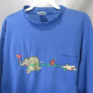 Camiseta De Colección Disney George of the Jungle Para Hombre Talla XL 90s Camiseta Bolsillo - Imagen 1 de 11