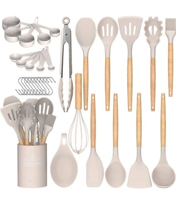 Juego de Utensilios de Cocina Umite Chef, 33 Piezas Silicona Antiadherente Ki... Foto 1 de 4