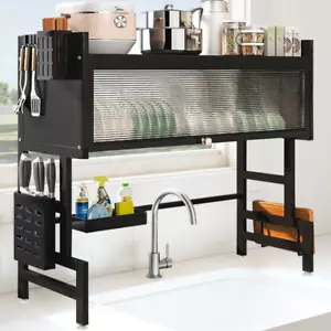 Over Sink Organiser Dish Drying Rack Holder Drain caddy Kitchen Drainer Storage - Picture 1 of 24