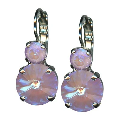 Pendientes de mujer Mariana preciosos cristales de Swarovski lavanda Foto 1 de 4