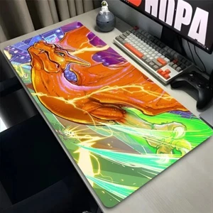 Pokémon PC Keyboard Deskmat Mousepad TCG Locked Edge Playmat 60cm x 30cm - Picture 1 of 5