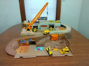 Hot Wheels Baustelle Sto & Go mit Baufahrzeugen unvollständig 1979 - Bild 1 von 24