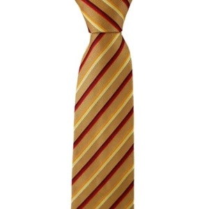$125 Nueva Corbata GRUPPO ARTIGIANI León Salida del Sol Rayas Tejida 3.25" 100% Seda Cuello - Imagen 1 de 4