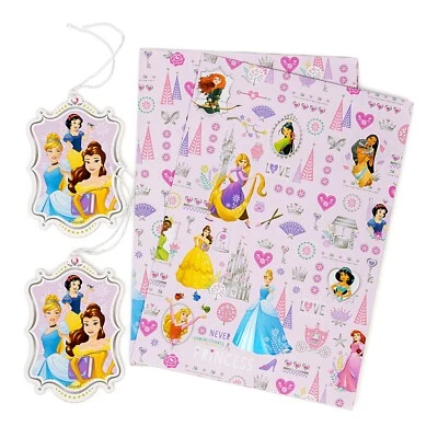 Disney Princess Gift Wrap Set (2 Sheets and 2 Tags) - Image 1 of 3