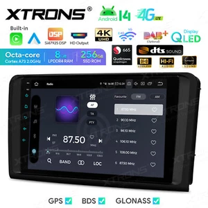 9" Android 14 8Core 256G Car GPS Radio Stereo For Mercedes-Benz W164 ML300/ML500 - Picture 1 of 20