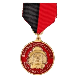 Medalla Baraboo Circus Heritage Trail de los Cuatro Lagos Consejo Boy Scouts BSA WI - Imagen 1 de 2