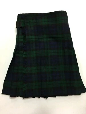 Reloj Negro Tartán Niños Niños Kilt Cintura Tallas 20, 22, 24, 26 Foto 1 de 3