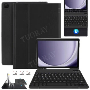 QWERTZ Tastatur Hülle für Samsung Galaxy Tab S9 FE S8 S7 S6 Lite P620 A9 Plus A8 - Bild 1 von 29