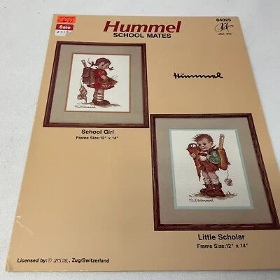 SCHOOL MATES Hummel Counted Cross Stitch Leaflet 84025 - Image 1 of 4