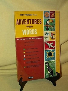ADVENTURES WITH WORDS PICTURE WORLD DICTIONARY HELP YOURSELF HORN HILT 1961. - Picture 1 of 8
