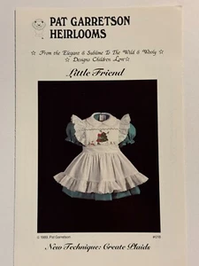 Smocking Plate Heirlooms - #018 Little Friend by Pat Garretson - Picture 1 of 2