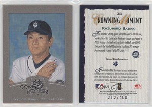 2002 Donruss Diamond Kings Silver Foil /400 Kazuhiro Sasaki #28