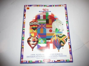 1996 KODAK ALBEQUERQUE INTERNATIONAL BALLOON FIESTA PROGRAM - Free Shipping - Picture 1 of 4