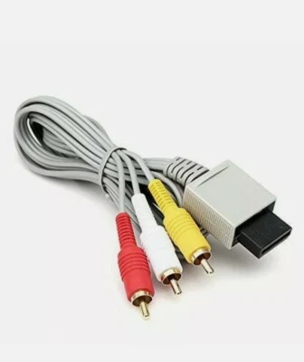 Audio Video AV Composite 3 RCA Cable for Nintendo Wii NEW US SELLER (set 2) - Image 1 of 3