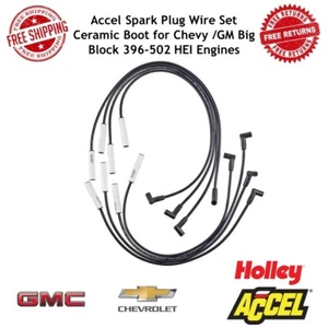 Accel Spark Plug Wire Set Ceramic Boot for Chevy /GM Big Block HEI Engines - Picture 1 of 8