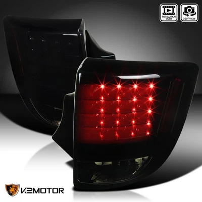 Black/Smoke Fits 2000-2005 Toyota Celica LED Tail Lights Brake Lamps Left+Right - Image 1 of 4