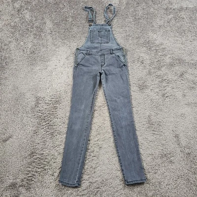 Mono Abercrombie Fitch para mujer XS gris denim ajustado elástico cremallera lateral 27x29 Foto 1 de 4