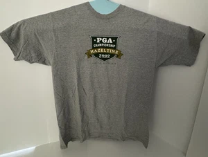 Vtg 2002 PGA Championship Adult Tshirt XL Gray Golf Hazeltine Minnesota Y2K - Picture 1 of 7