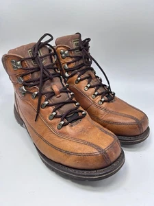 Botas de cuero CAT Caterpillar P73250 para hombre 9,5 marrón con cordones trabajo - Imagen 1 de 20