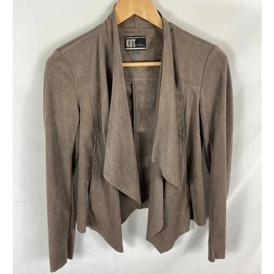 Chaqueta de gamuza sintética marrón Kut from the Kloth Tayanita talla XS Foto 1 de 4