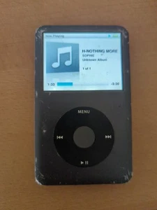 Reproductor de MP3 de música portátil Apple iPod Cassic 120 GB A1238 2008 MB565LL - Imagen 1 de 7