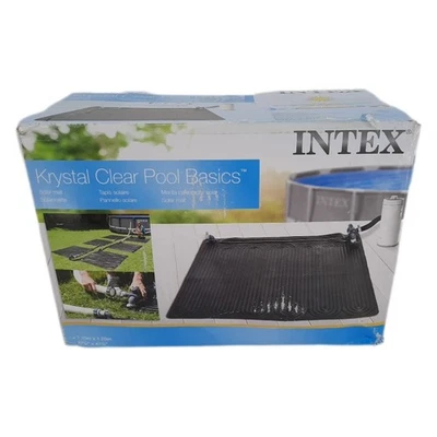 Intex 28685 – Solarpanel für Pools, inklusive Adapter, PVC, schwarz, 120 x 120 c - Bild 1 von 4