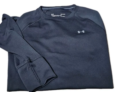 New! UNDER ARMOUR COLDGEAR BASE 2.0-Womens Black, LS FITTED BaseLayer Shirt-(L) - Image 1 of 4