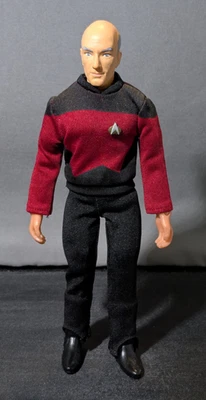 Figura Diamond Select 2012 Capitán Picard 8" Star Trek TNG tela retro tipo MEGO Foto 1 de 4