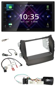 JVC DAB 2DIN Lenkrad Bluetooth USB Autoradio für Hyundai Santa Fe ab 2012 ohne N - Bild 1 von 12