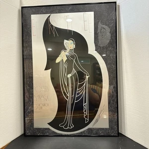 Erte Mirage Editions Grosvenor Galerie 1978 Silberfolie Litho Art Deco Poster - Bild 1 von 8