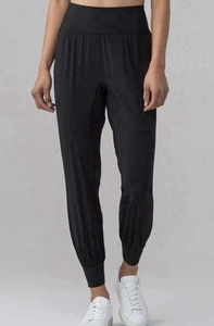 Lululemon Sun Setter High Rise Jogger Full Length 27” Size 2 Black Retire pants - Picture 1 of 8