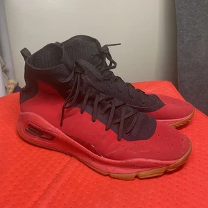 Under Armour Curry 4 rot/schwarz/gummi Gr. 13 Herren RAR - Bild 1 von 11