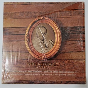 Robert Service Vinyl LP Robert Service Recites Bard Of Alaska EX/EX Poetry '75 - Picture 1 of 4