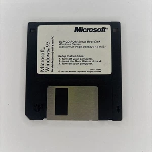 Microsoft DSP CD-ROM Setup Boot Disk - Windows 95 3.5 disk - Picture 1 of 2