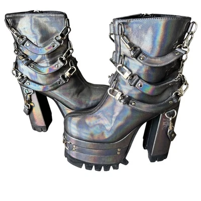 Current Mood Ex Machine Holographic Platform SZ 7 Costume Party Festival Sexy  - Image 1 of 4