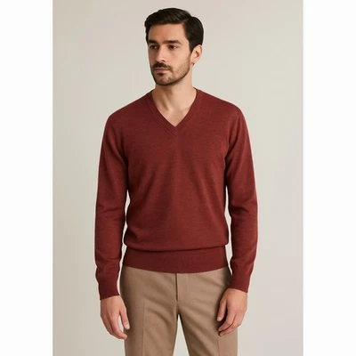 Ermenegildo Zegna Merino Wool Sweater Men's XL Minimalist Quiet Luxury Academia - Image 1 of 4