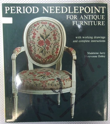 PERIOD NEEDLEPOINT FOR ANRIQUE FURNITURE 1976 Madeleine Jarry, Maryvonne Dobry - Image 1 of 4