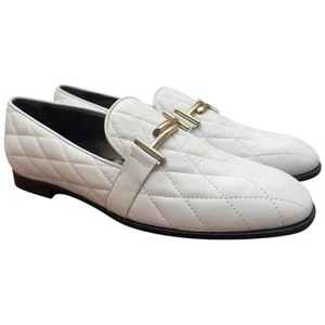 Mocasines TOD’S Mocasino Acolchados Cuero Bit Blanco Talla 40 - Imagen 1 de 13