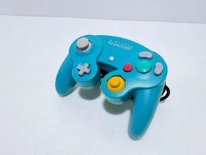Tested Nintendo GameCube Controller Emerald Blue DOL-003 Rare GC - Picture 1 of 10