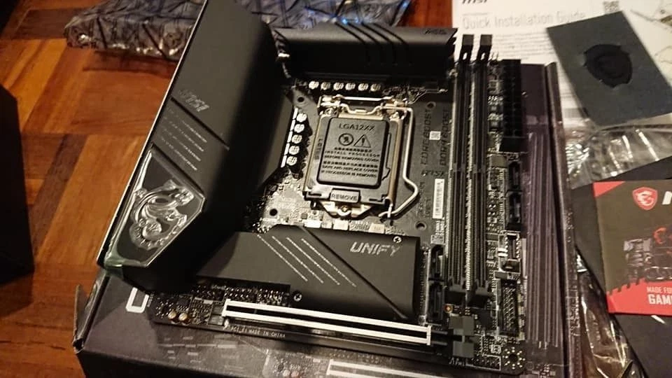 MSI Z490i Unify LGA1200 Mini ITX Motherboard - Image 1 of 4