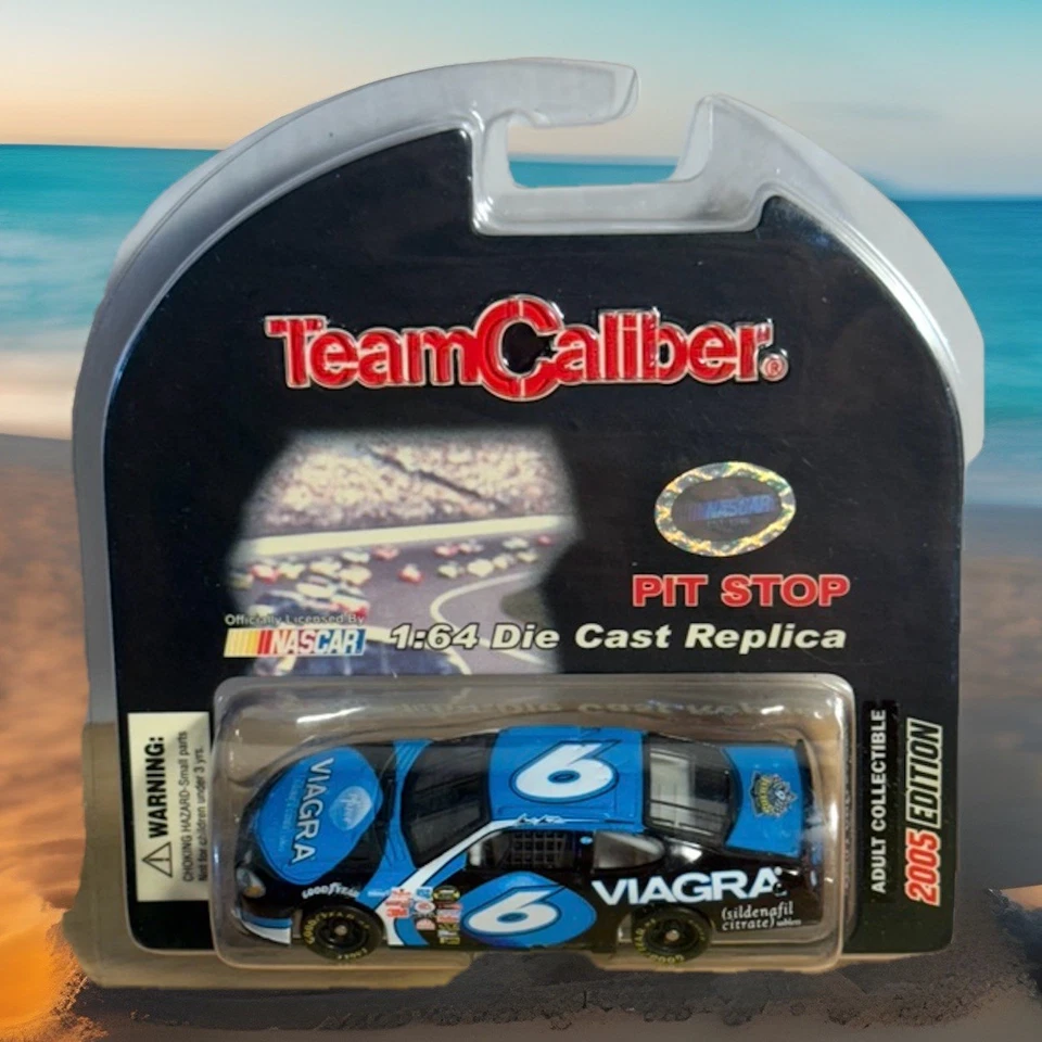 1/64 Nascar Diecast, Mark Martin #6, Viagra, 2005  Team Caliber In Box - Image 1 of 1
