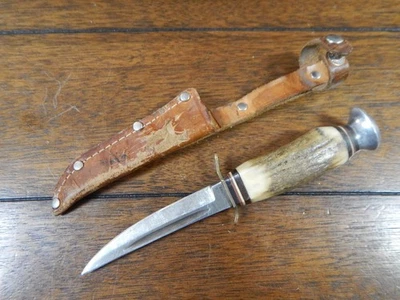 Bowie de caza de ciervo vintage, marca Edge 905 - Solingen Alemania Foto 1 de 4