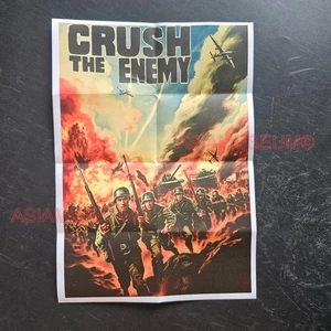 1943 WW2 USA AMERICA JAPAN YOU'RE NEXT CRUSH THE ENEMY PROPAGANDA POSTER L295 - Picture 1 of 9