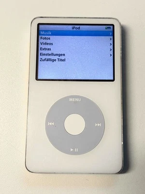 Apple iPod classic video 5 Generation 5g Weiß (64 GB) 30 GB A1136 Flash - Bild 1 von 4