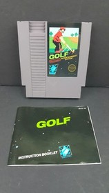 Golf (Nintendo Entertainment System, 1985) Cartridge w/Manual Clean Authentic