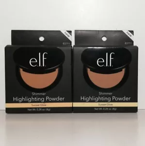 Lot of 2 e.l.f. Shimmer Highlighting Powder, Sunset Glow 83711 - Free Shipping - Picture 1 of 2
