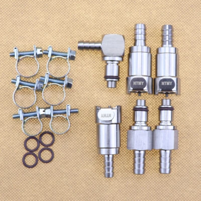 Juego de kit de acoplamiento de desconexión de liberación rápida de manguera de línea de combustible de gas para BMW R1150GS ADV Foto 1 de 4