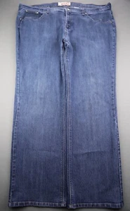 Pantalones de mezclilla para mujer Faded Glory clásicos de altura media corte elásticos talla 22 altos (44x32) - Imagen 1 de 7