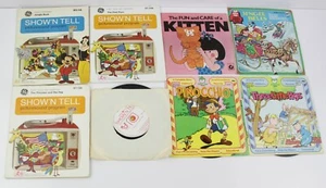 VINTAGE CHILDREN'S RECORDS LOT OF 9 - Picture 1 of 9